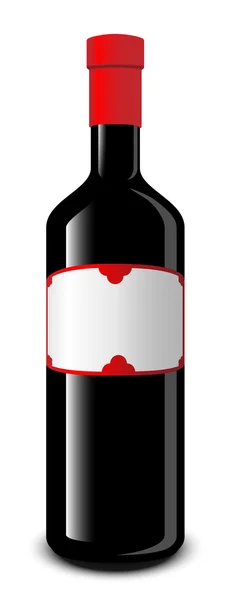 Weinflasche — Stockvektor