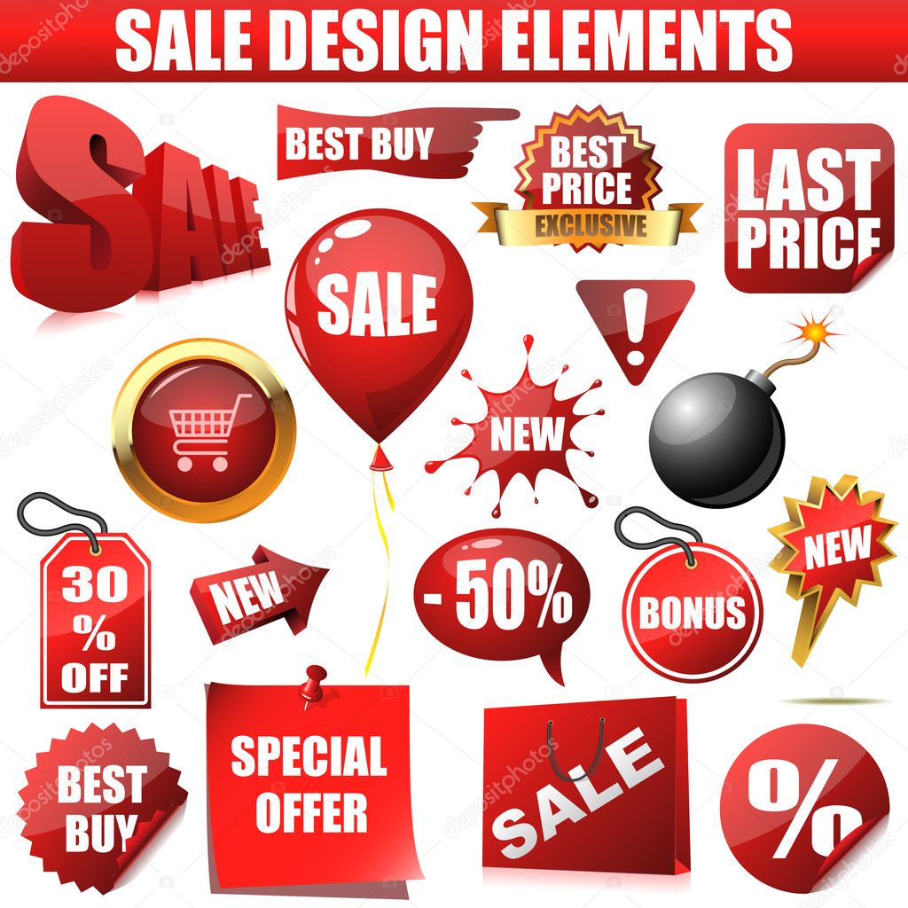 Sale design elements