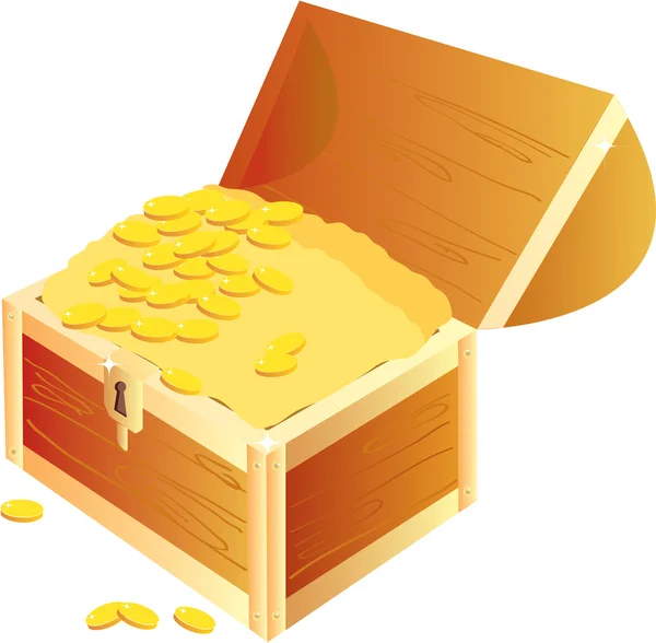 Treasure chest. — Stock Photo, Image