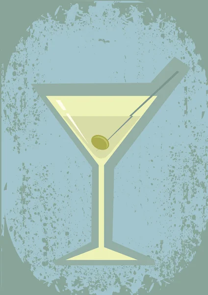 Bicchiere di martini — Foto Stock