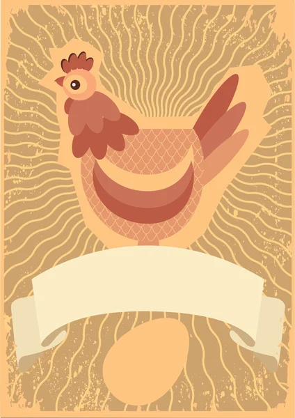 Chicken symbol — Stock Photo, Image