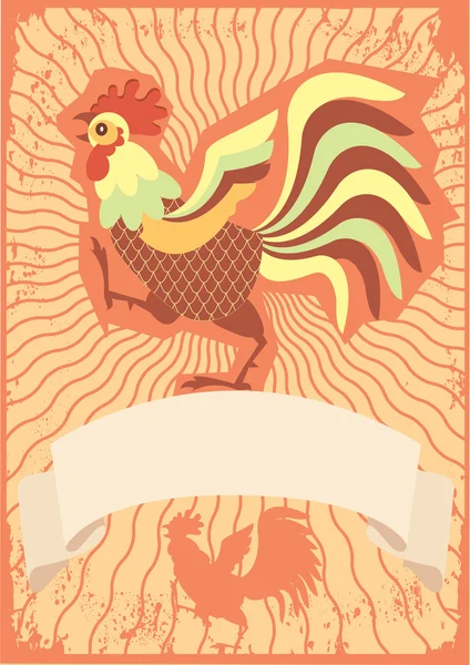 Rooster symbol — Stock Photo, Image