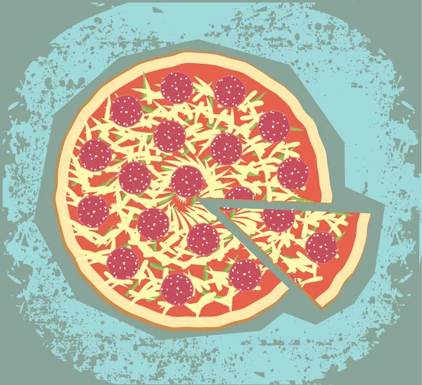La pizza. — Foto de Stock