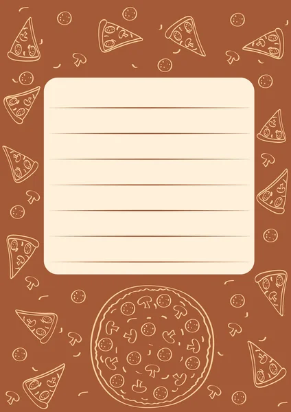 Especie de pizza . — Foto de Stock