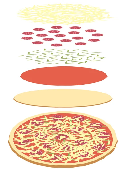 Pizza. — Stock Photo, Image