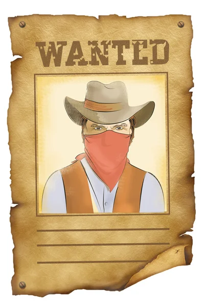 Old paper background.Wanted poster — Stock Photo, Image