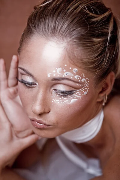 Delicate make-up — Stockfoto