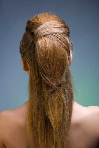 Weibliche Frisur — Stockfoto