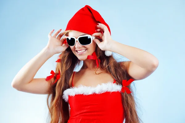 Happy Santa helper — Stockfoto