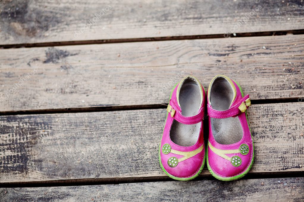 Kid girl shoes — Stock Photo © alenkasm #2756359