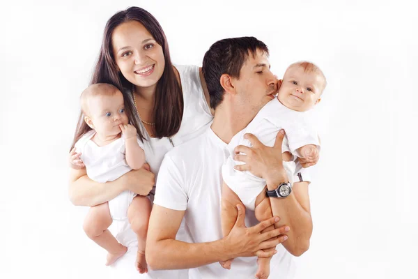 Szczęśliwy portret rodzinny — Zdjęcie stockowe