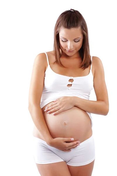 Bella femmina incinta — Foto Stock