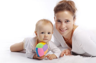 Mother with baby clipart