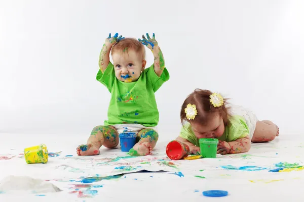 Dipinto bambini — Foto Stock