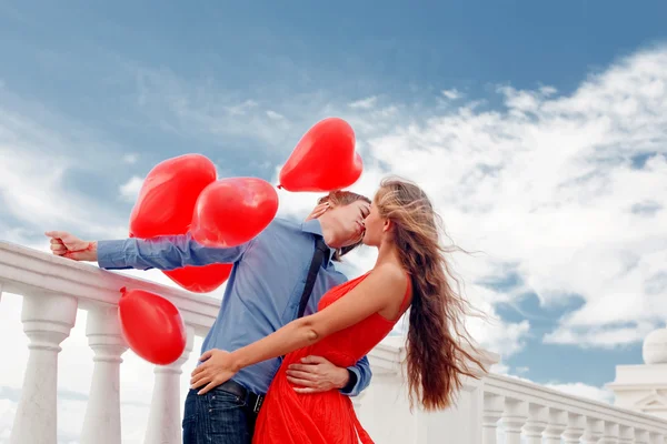 Romantiska engagemang — Stockfoto