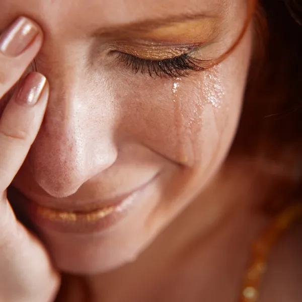 Mulher chorando — Fotografia de Stock