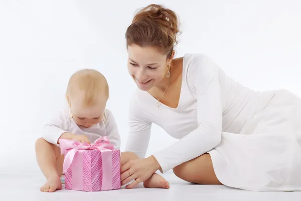 Mother with her child Stock Image