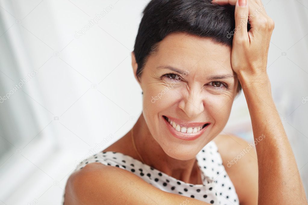 middle aged woman