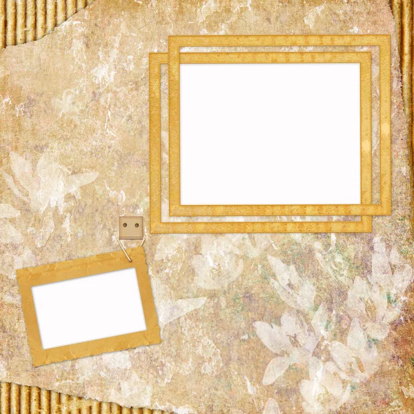 Vintage Background with frames — Stock Photo, Image