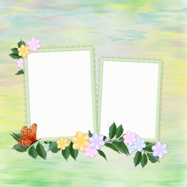 Framework for baby's photo clipart