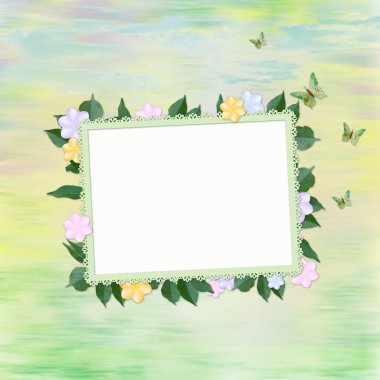 Children's photo framework clipart