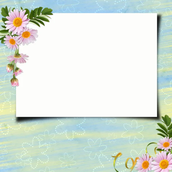 Blank note paper on textured background — Stock Photo, Image