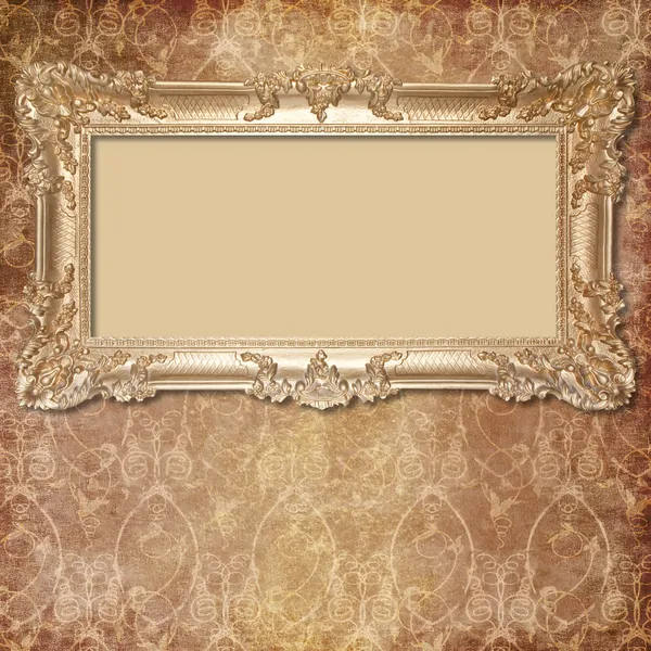 Retro background with decorative frame — Stock Photo, Image