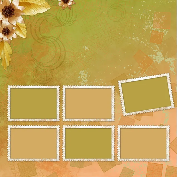 Herbst Hintergrund für Einladung und Foto — Stockfoto