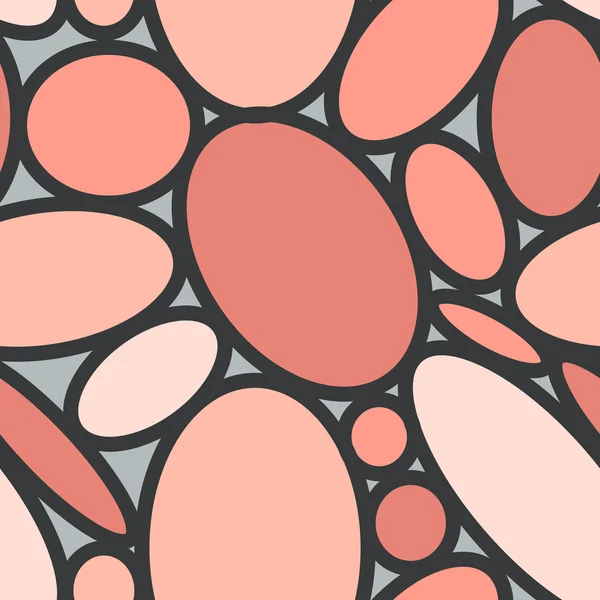 Sömlöst mönster med cirklar — Stock vektor
