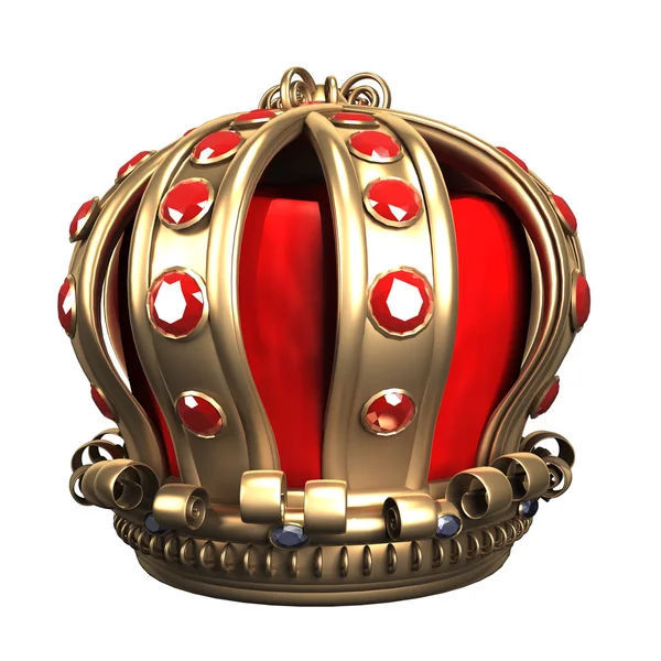 Gold royal crown — Stock Photo, Image