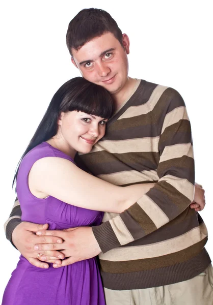 Ευτυχισμένο νεαρό ζευγάρι — Φωτογραφία Αρχείου