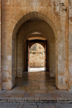 Kudüs'ün eski taş kemer