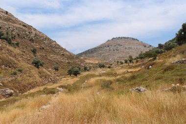Mediterranean mountains landscape clipart