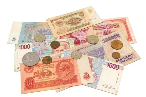 Obsolete money isolated — Stock Photo, Image
