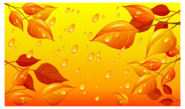 Autumn background clipart