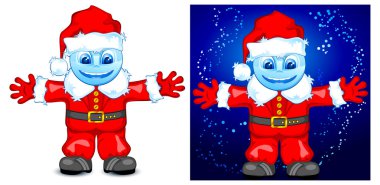 Santa smile clipart