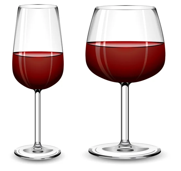 Sklenice vína — Stockový vektor