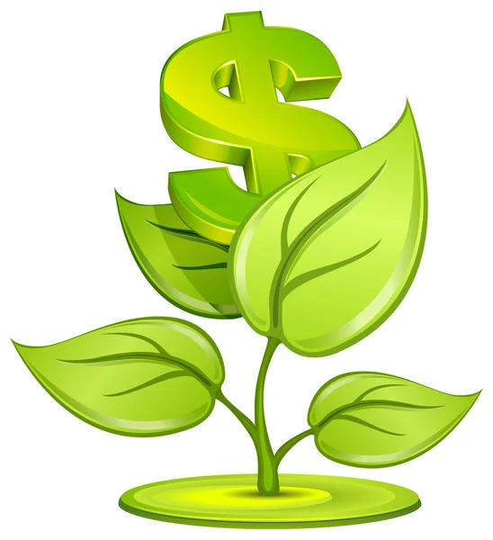 Δολάριο φυτών — Διανυσματικό Αρχείο