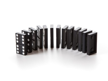 yığın düşen Domino