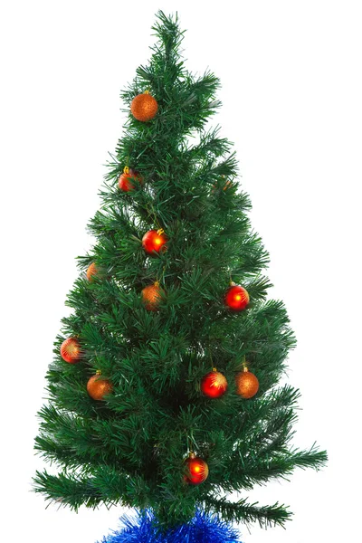 Christmas tree on a white background — Stock Photo, Image