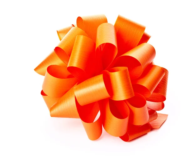 Orangefarbene Schleife — Stockfoto