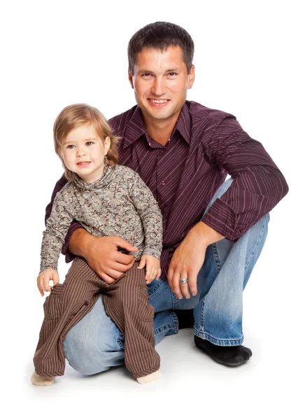 Far och dotter — Stockfoto