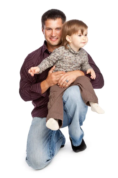 父亲和女儿 免版税图库图片