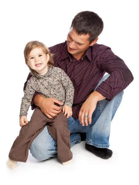 Father and daughter Stock Image