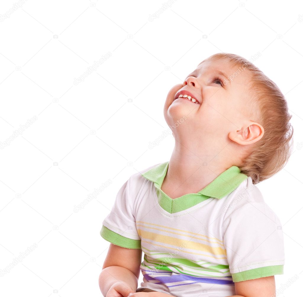 Small happy child