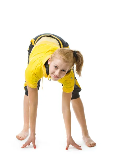 Junges sportliches Mädchen — Stockfoto