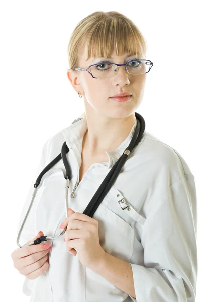 Jeune femme médecin — Photo