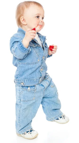 Bambino piccolo in palloncini — Foto Stock