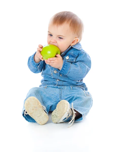 Маленька дитина на повітряних кулях — стокове фото