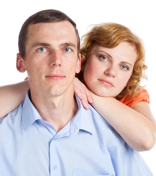 A wife with her smiling husbund — Stock Photo, Image